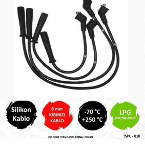 Yülsel Sıcaklık Buji Kablosu 131 DKŞ DOĞAN ŞAHİN KARTAL SERÇE 1.6 8v Uyumlu