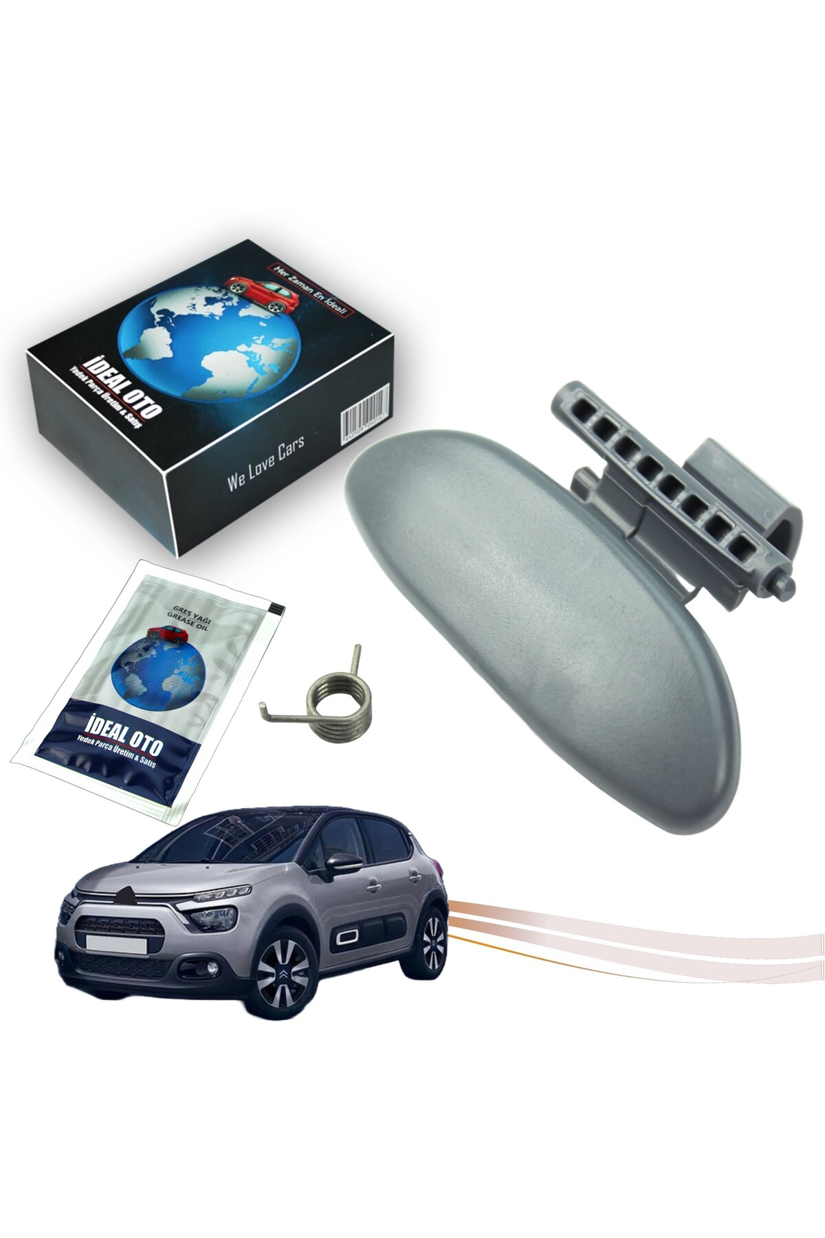 Citroen C3 İçin Torpido Mandalı, Yayı, Grease Yağı 8218A3, 8218.A3