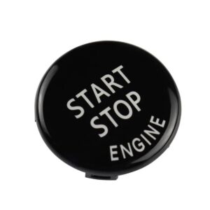 Bmw E Serisi E60 - E70 X5 - E71 X6 - E82 - E87 - E88 - E90 - E92 - E93için Siyah Start Stop Tuşu